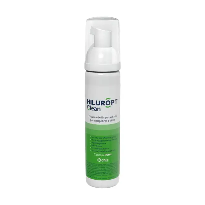 Hiluropt Espuma de Limpeza de Cílios 80ml GBIO