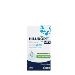 Hiluropt Max 2mg/ml 10ml Colírio Lubrificante GBIO